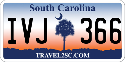 SC license plate IVJ366