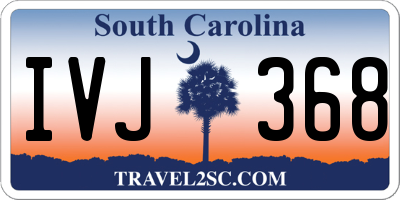 SC license plate IVJ368