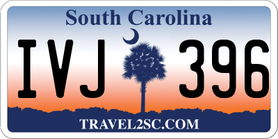 SC license plate IVJ396