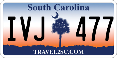 SC license plate IVJ477