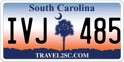 SC license plate IVJ485