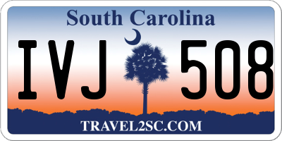 SC license plate IVJ508