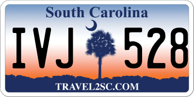 SC license plate IVJ528