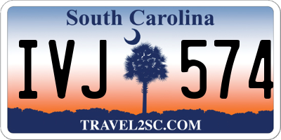 SC license plate IVJ574