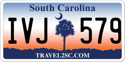 SC license plate IVJ579
