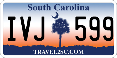 SC license plate IVJ599