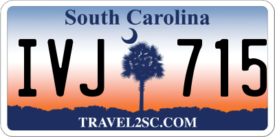 SC license plate IVJ715