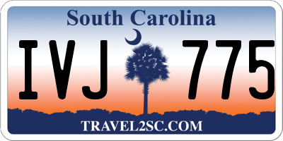 SC license plate IVJ775