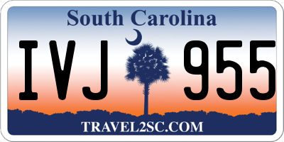 SC license plate IVJ955