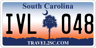 SC license plate IVL048