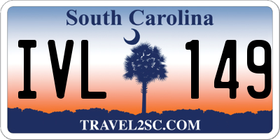 SC license plate IVL149