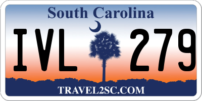 SC license plate IVL279