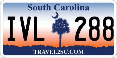 SC license plate IVL288