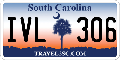 SC license plate IVL306
