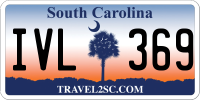 SC license plate IVL369