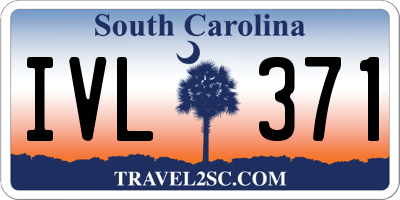 SC license plate IVL371