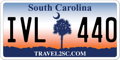 SC license plate IVL440