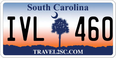 SC license plate IVL460