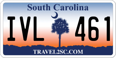 SC license plate IVL461