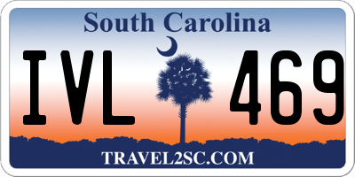 SC license plate IVL469