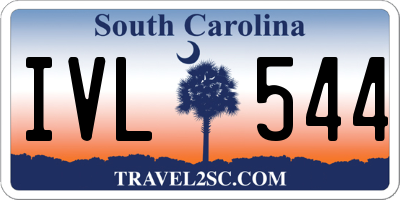 SC license plate IVL544