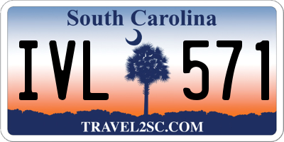 SC license plate IVL571