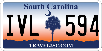 SC license plate IVL594