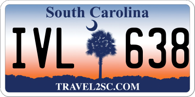 SC license plate IVL638