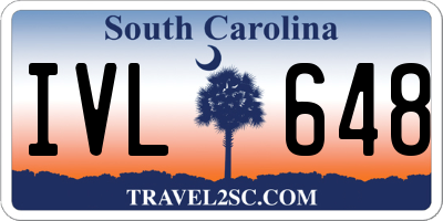 SC license plate IVL648