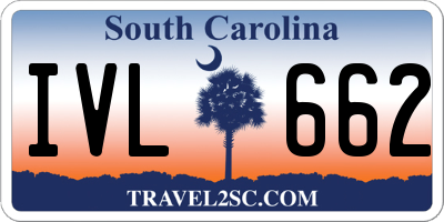 SC license plate IVL662