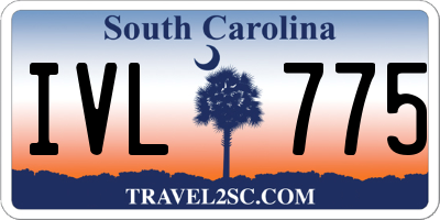SC license plate IVL775