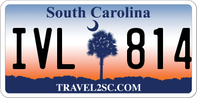 SC license plate IVL814