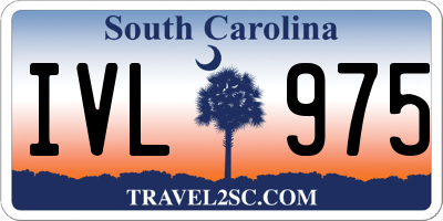 SC license plate IVL975