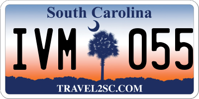 SC license plate IVM055