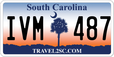 SC license plate IVM487