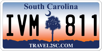 SC license plate IVM811