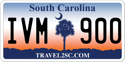 SC license plate IVM900