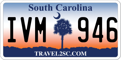 SC license plate IVM946