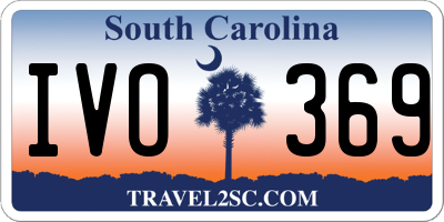 SC license plate IVO369