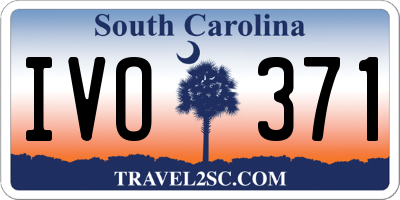 SC license plate IVO371