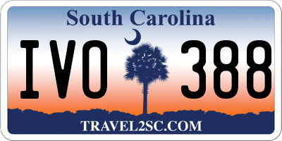 SC license plate IVO388