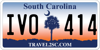 SC license plate IVO414