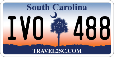 SC license plate IVO488