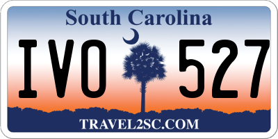 SC license plate IVO527