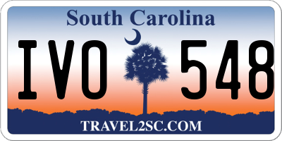 SC license plate IVO548