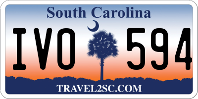 SC license plate IVO594