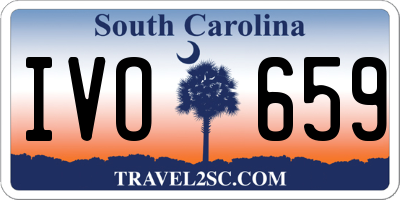 SC license plate IVO659
