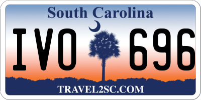 SC license plate IVO696