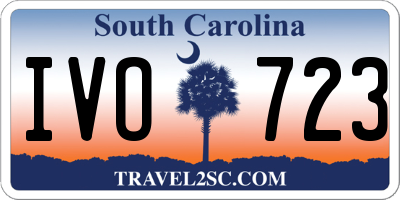 SC license plate IVO723