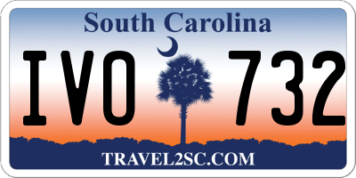 SC license plate IVO732